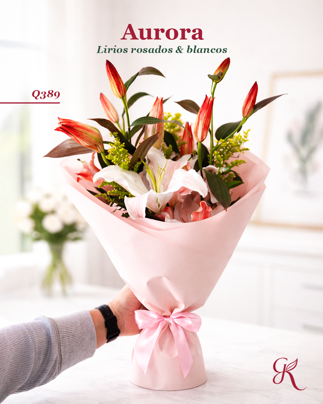 Aurora – Lirios Rosados & Blancos